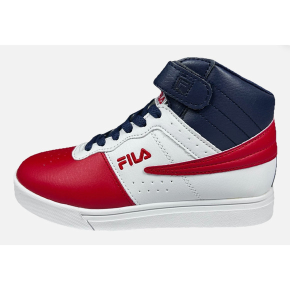 Fila Vulc 13 Mid Plus sneakers. NEW in box Kids Size 2.5 Priced below MSRP!!! - Picture 3 of 4